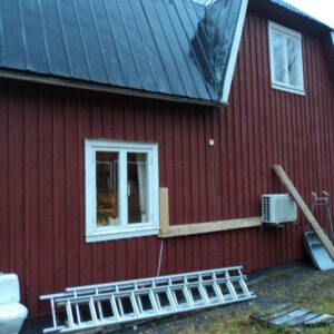 helrenovering av äldre villa i Tärnaby